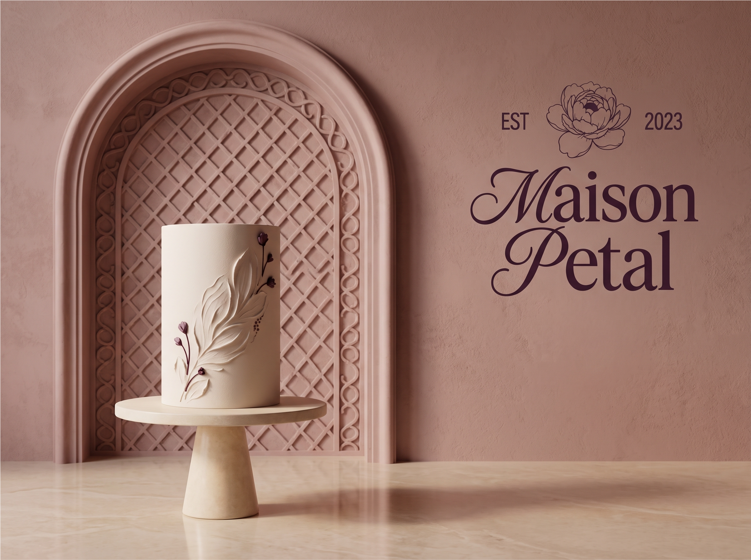 Maison Petal patisserie brand identity